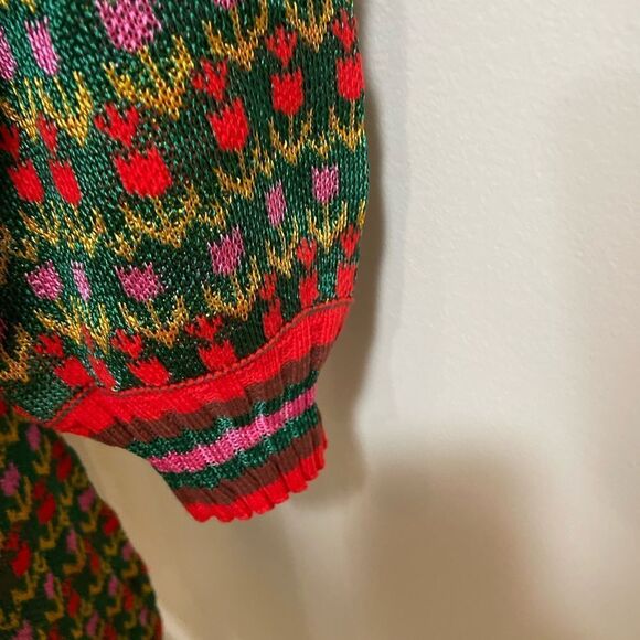 Free People X REVOLVE Milano Mini Dress Green
Red Knit Long Sleeve M - Picture 4 of 11